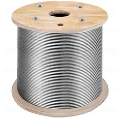 304 Stainless Steel Wire Rope Cable Rigging 0.3mm to 4mm 7×7 Balustrade Fence