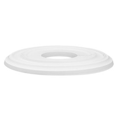 Elegant PU Medallion Ceiling Fan Light Fixtures Cover Plate 12 for Lamps