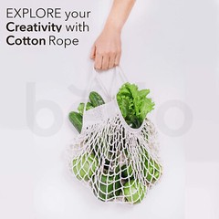 Heavy Duty Cotton Rope Washing Line Natural Braided Twisted Sash Cord Twine Rope