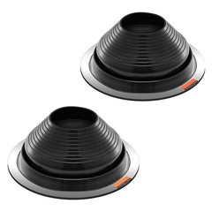 2 Pcs EPDM Roof Flashing Boots for Pipes 6-11in