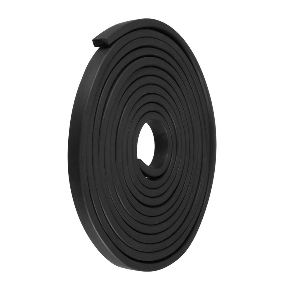 Solid Rubber Strips (118.11″L x 0.39″W x 0.2″T) 1Pcs, Rubber Neoprene Sheet Roll