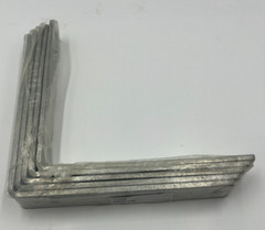 (QTY 5) National Hardware N220-236 8 x 1-1/4″ Galvanized Corner Brace