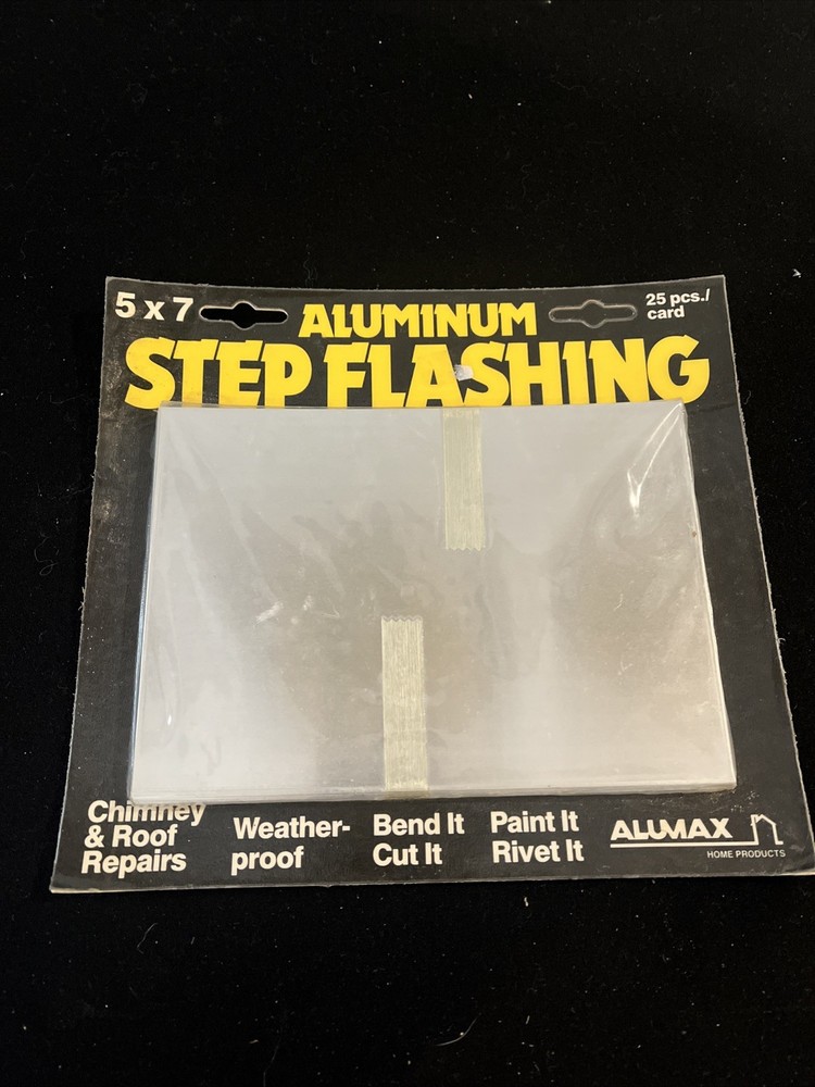 Alumax Aluminum Step Flashing 5X7 25 Pieces