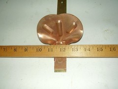 Lot Of 6 – (NEW?) Heavy Duty 17” Copper & Brass Snow Guards Slate Roof