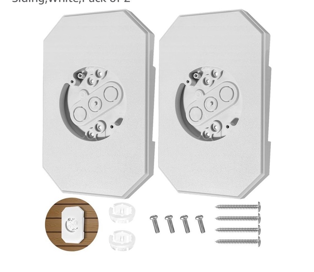 Siding Mounting Kit8141DBL Light Mounting Block with Built-in Box for 1/2 inc…