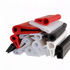 Silicone Rubber U-shaped Sealing Strip High TEMP 250℃ for Oven Cabinet Box