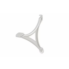ClosetMaid Shoe Support Bracket, White, 1-in W x 6-in H x 5-in D