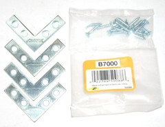 5 Brainerd B7000 L Brackets 7/16 x 1 1/2 x 1 1/2 w 1/4 Holes 4pk 20 pcs Total