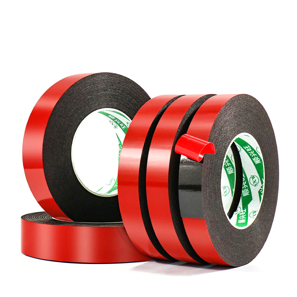 PE Double Sided Sealing Shockproof Sponge Tape Black Width 8/10/12/15/20/25-50mm