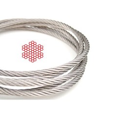 1mm 2mm 3mm 4mm 5mm Stainless Steel Wire Rope Cable Balustrade Fence 304 A2 7×7