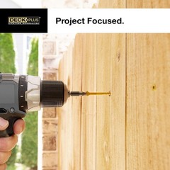 Deck Plus 3 Inch Wood Screws #10 Exterior Epoxy Coated Fence Decking 5lb Box