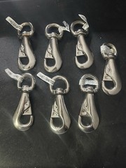 National Hardware BULL Snap 1-1/8” x 5-1/8″ N222-976 SWIVEL 550lb Lot Of 7