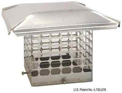 FOREVER® Stainless Steel Single Flue Bolt On Chimney Caps