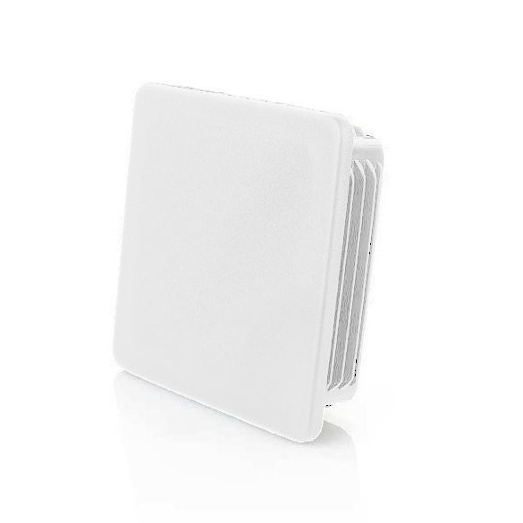 10x Square Tube Lamellar Plug 18×18 mm Quadrat White End Caps Plastic