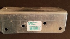 MiTek ML26-TZ Framing Angle, Steel, Zinc USP 6-in Wood-to-Wood Angle