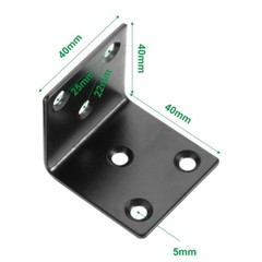 10x L Shape Corner Brace Shelf Bracket Stainless Steel Joint Right Angle Bracket