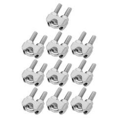 10 Pcs Cable U Clamps U-shaped Wire Rope Stainless Steel Retaining