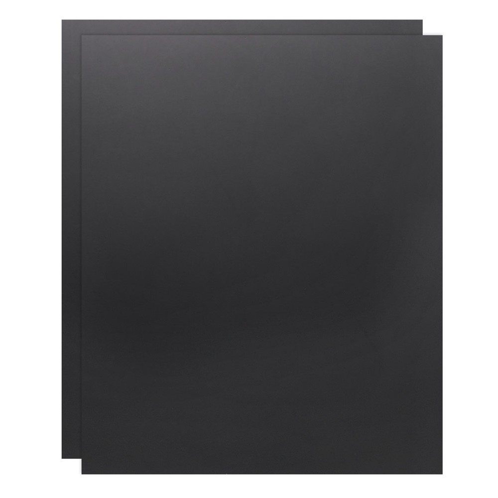 2 ABS Plastic Sheets, 0.04″ Thickness 4″x6″ for Black Rigid Plastic Sheets