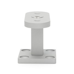2PCS Modern Straight Handrail Support Bracket Armrest For Top of Wood Newel Post