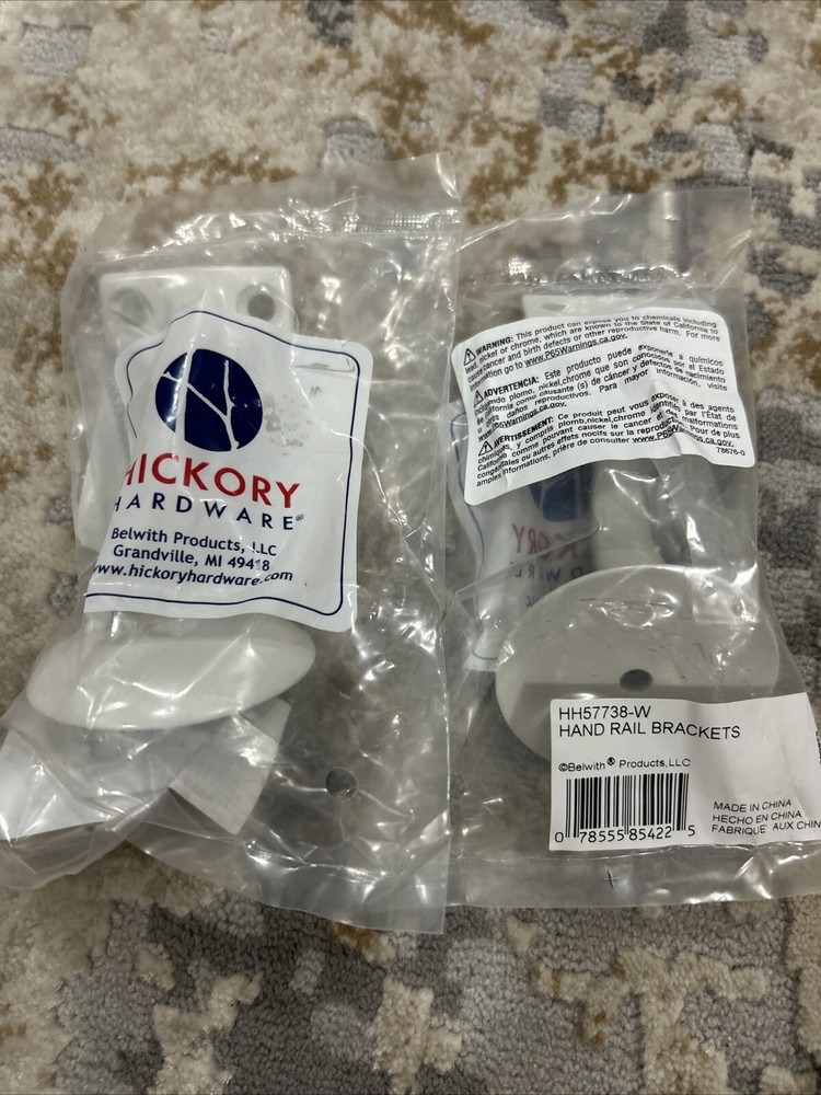 Hickory Hardware HH57738-W Hand Rail Bracket, White