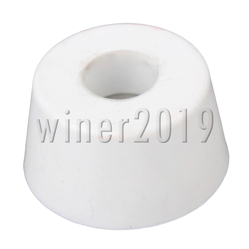 White Round Rubber Feet Bumpers Pads for Furniture 0.98×0.79×0.51inch Pack of 70