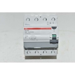 ABB Puro RCCB Differenziale 440/100 4 Pole Type A S 40 Amp 100 mA