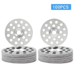 Coufce 100pcs 1 inch Plaster Washers Zinc Metal Washer, Repair 1