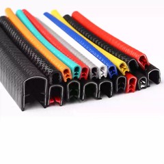 Car Door Boot Edge Strip Trim Guard Seal Rubber U Shape Slot 0.5-12mm Universal