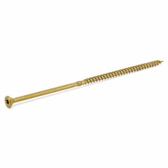 Power Pro Exterior Wood Screws,Self-Drilling,Bronze Ceramic,5 In.x#10,5 Lbs. – 4