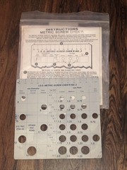 Exc. Ruelle Industries I. S. O. Metric Screw Chek’r No. 2 with Paperwork – Great