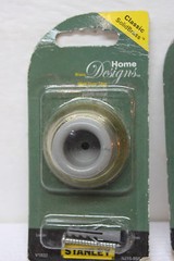 Lot of 2 Stanley Home Designs Solid Brass Door Stops – 1 Wall & 1 Floor Mount