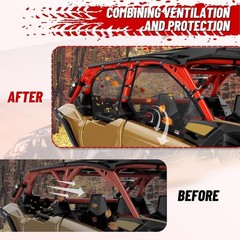 X3 Max Window Nets Compatible with Can Am Maverick X3 Max 2017-2025 Set of 4….