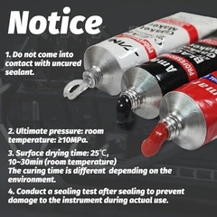 RTV Silicone Gasket Maker, High Temp Silicone Resist Oil, Anti-Freeze 170g Red