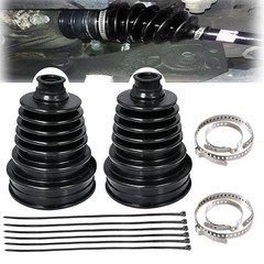 2PCS CV Boot Kit with 4 Stainless Steel Clamps Waterproof Dustproof