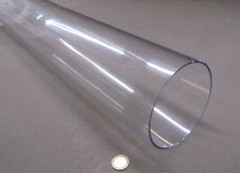 Kmac Polycarbonate Lexan Clear Tube / Tubing 4.75″ x 4.50″ (4 3/4″x4 1/2″)