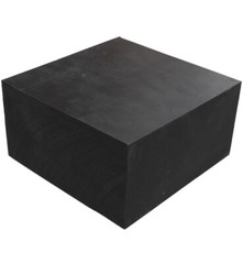 Solid Black Rubber Square Sheets Pad, 5-50mm Thick, 50-300mm Width & Length