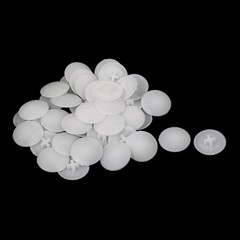 40Pack Round Decorative Cross Head Caps 17mm Cover for Furniture Cam Lock Nut