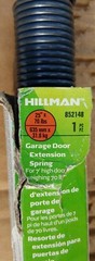852148 Extension Spring with Safety Cables The Hillman Group 25 in. x 70 lbs GLC
