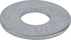 The Hillman Group USS Flat Washers, 1/2″ Diameter, 9/16” Drive 1/2″, Zinc