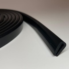 Rubber Edge Trim Black, U Channel PVC Plastic, Metal Sharp Edge Protector Fit fo