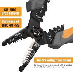 Heavy Duty Traditional Electric Wire Strippers & Insulated Pliers with Cutter 8″