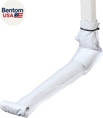 Vinyl Downspout Gutter/Drain Extension, 46” Long