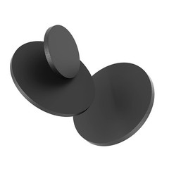 Neoprene Round Rubber Pads Disc Sheet – Black – Various Thicknesses & Sizes