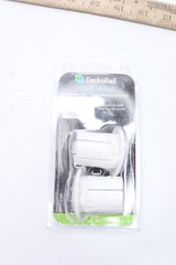 (2-Pk) DeckoRail Hand Rail End Cap White 1 235972