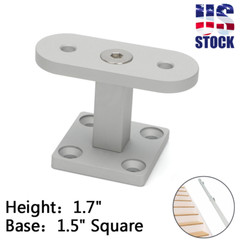 Aluminum Billet Modern Straight Hand Rail Handrail Bracket Mount Wood Newel Post