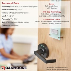 Keyed Entry Commercial Door Handle Chrome | Heavy Duty Commercial Door Locks …