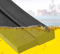 NBR Nitrile Rubber Solid Sealing Strip Square Oil Resistant Buffer Width 4-70mm