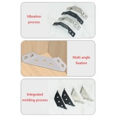 8Pieces Heavy Duty Corner Codes Bed Cabinet Furniture Triangular Reinforcement