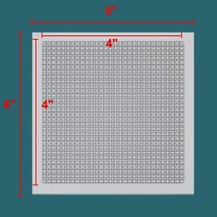 2 PACKS WALL REPAIR PATCH Fix Drywall Hole Ceiling Plaster Damage Metal Mesh 4X4