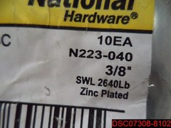 Qty = 10 (1 pack of 10) NATIONAL BRANDS HHI N223-040 Zinc Quick Link, 3/8″